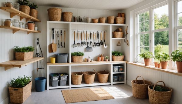 Comment organiser son abri de jardin pour gagner de la place